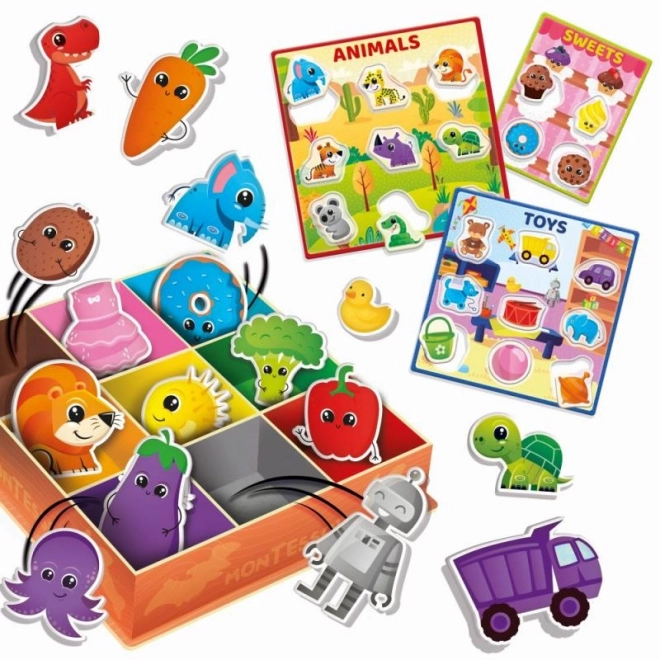 BOÎTE BÉBÉ MONTESSORI - Couleurs