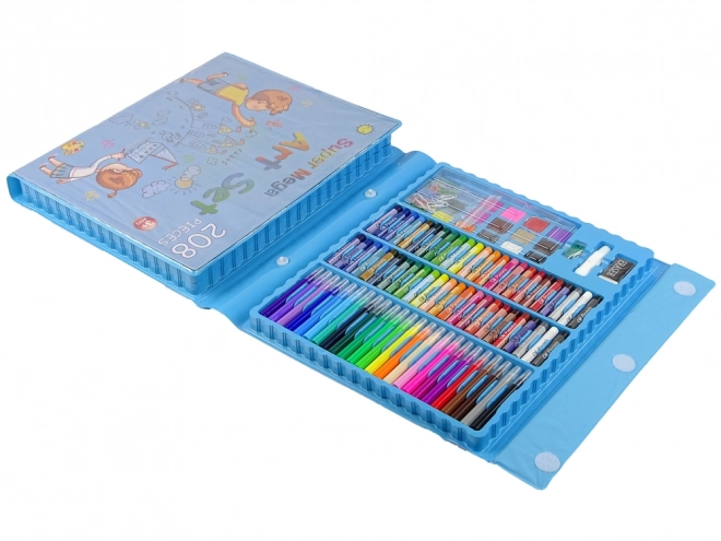 Ensemble de peinture XXL Valise artistique 208 pièces