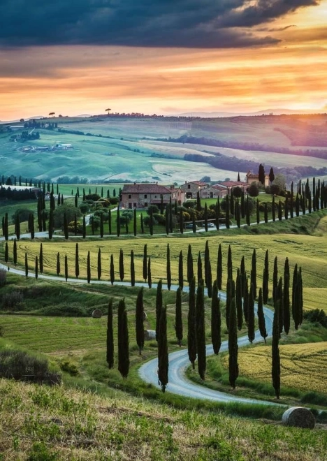 Puzzle RAVENSBURGER Val d'Orcia, Toscane – 1000 pièces