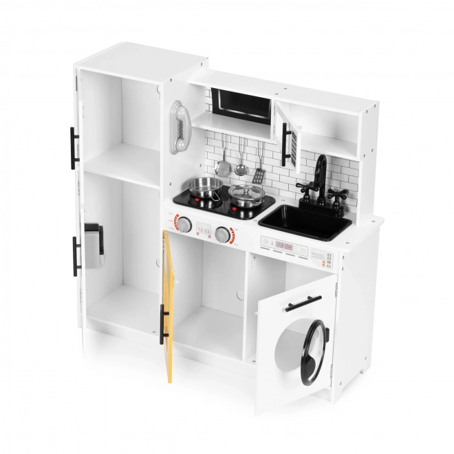 Grande cuisine en bois pour enfants avec éclairage et sons Ecotoys