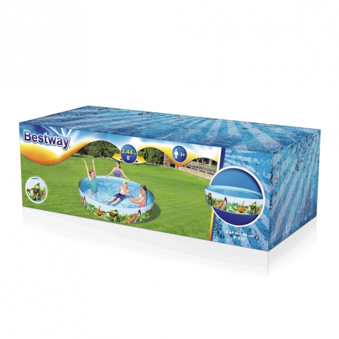 Piscine Remplie de Plaisir Dinosaures 8FT BESTWAY