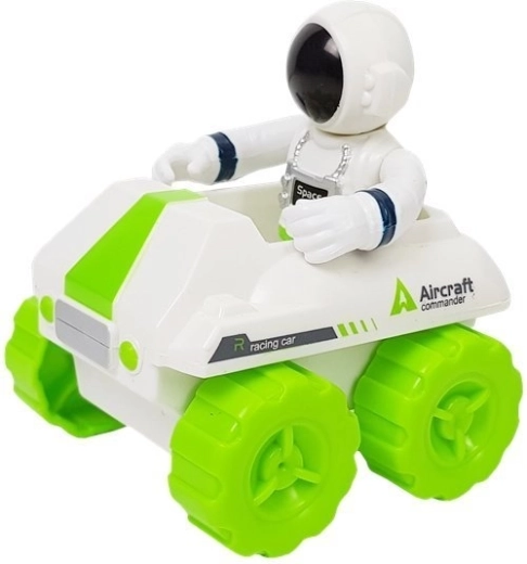 Voiture spatiale et astronautes