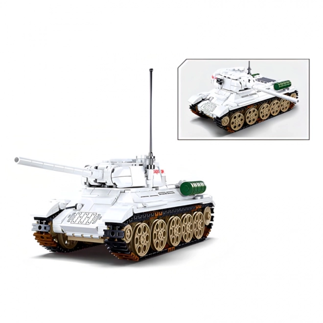 Sluban Bataille de Budapest M38-B0978 Char blanc T-34/85