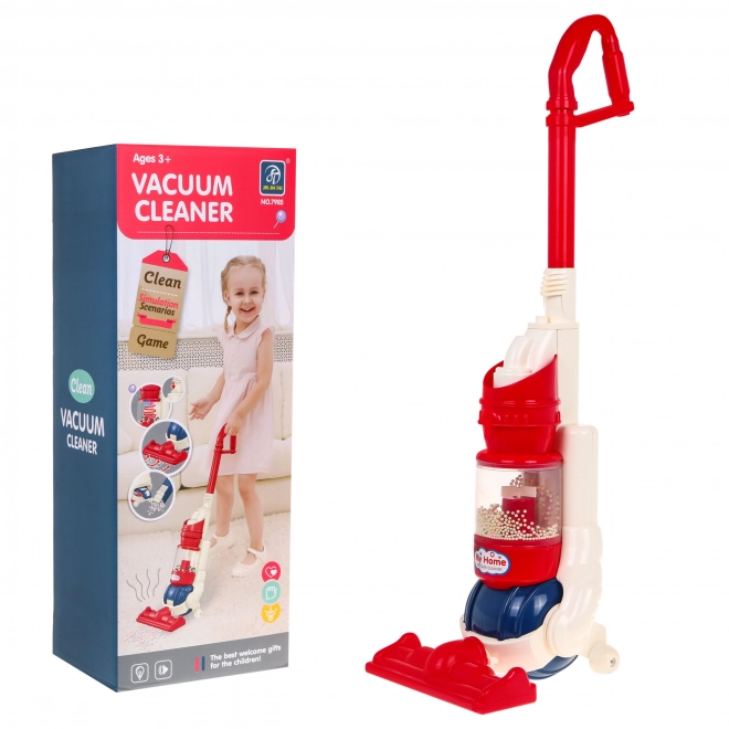 Aspirateur interactif pour enfants 3+ avec brosse électro et billes de polystyrène