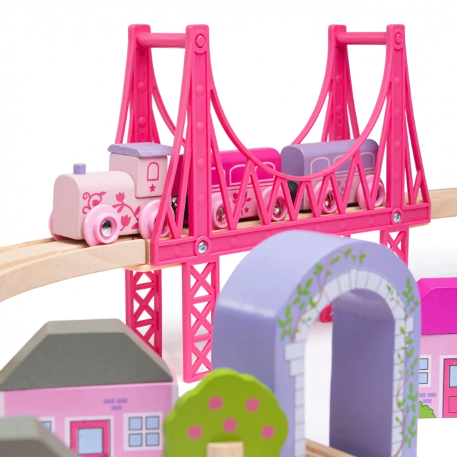 Bigjigs Rail Grande voie ferrée en bois de princesse