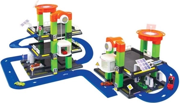 Mega Garage à trois étages Mochtoys