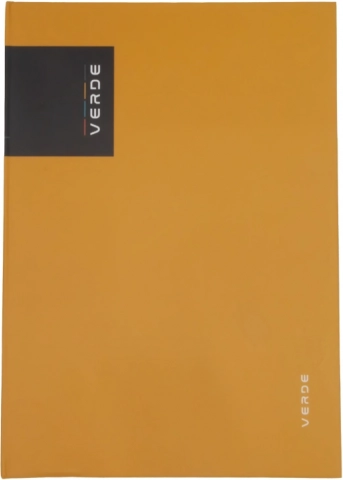 Carnet d’enregistrement A4 VERDE moutarde