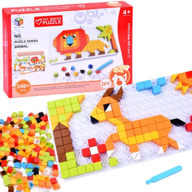 Mosaïque éducative - kit d'images à construire