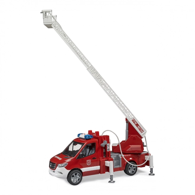 Camion de pompiers Mercedes-Benz Sprinter avec échelle pour enfants