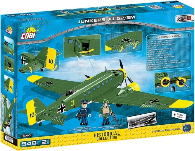 COBI 5710 II WW Junkers JU 52/3M, 548 p, 2 f