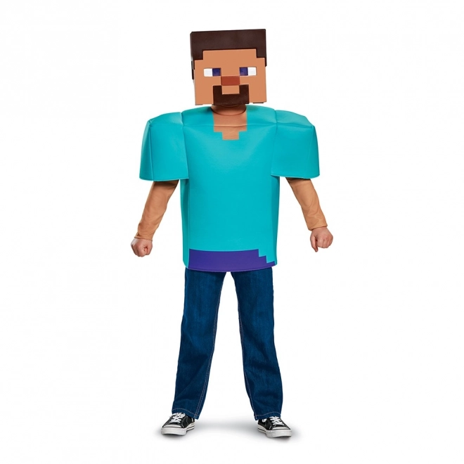 Minecraft - Costume de Steve, 7-8 ans
