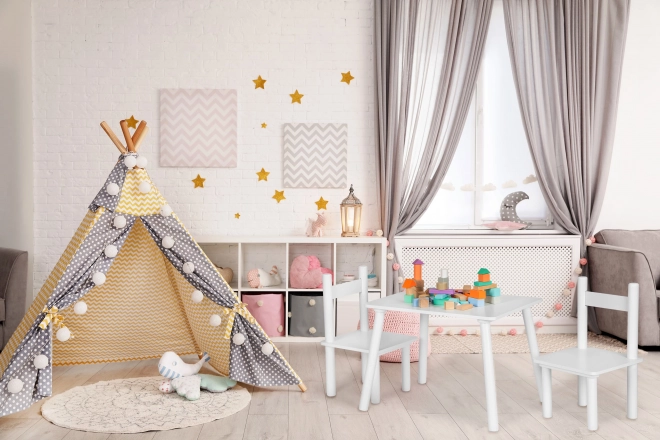 Ensemble de mobilier enfants Table + 2 chaises