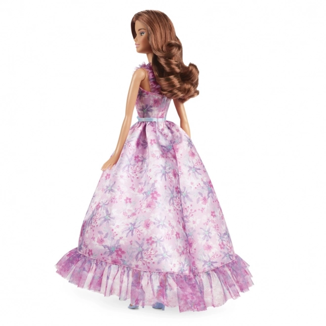 Poupée Barbie avec signature de souhaits d'anniversaire