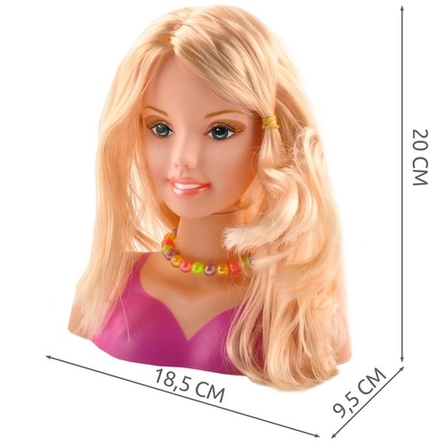 Tête de coiffure avec accessoires 23437