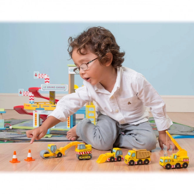 Ensemble de machines de construction Le Toy Van