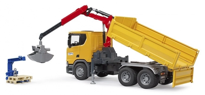 Camion Bruder Scania avec bras