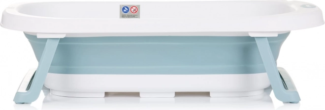 CHIPOLINO Baignoire pliante Isla avec support de bain – bleu