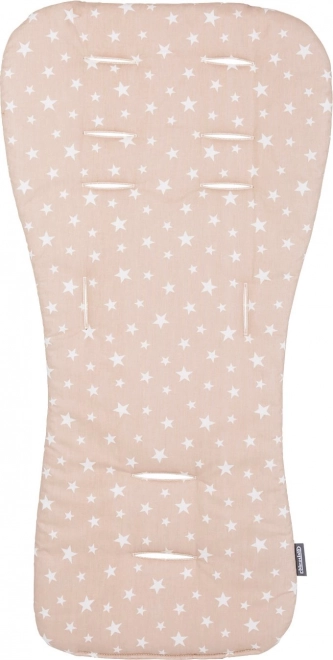 CHIPOLINO Assise douce pour poussette – Étoiles beiges