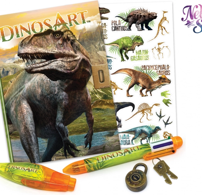 Carnet DinosArt avec cadenas