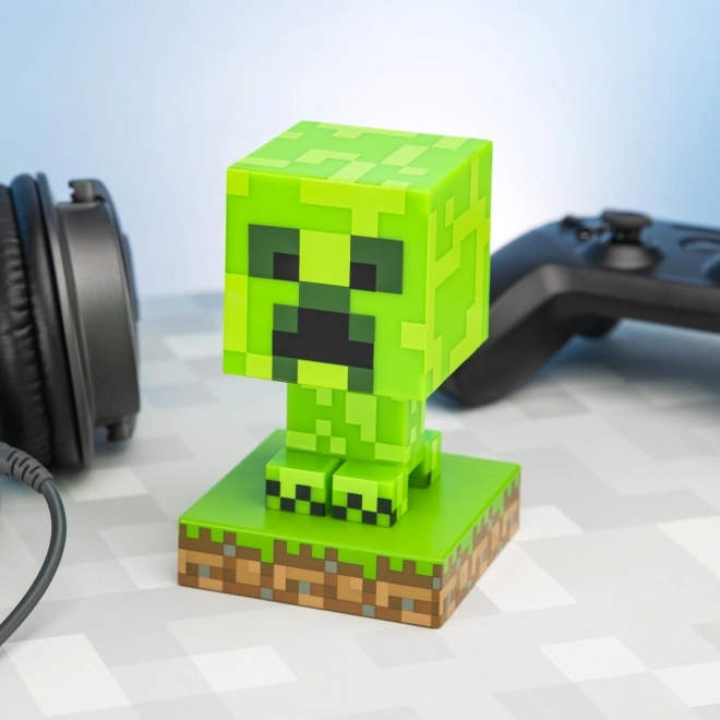Icône lumineuse Minecraft - Creeper