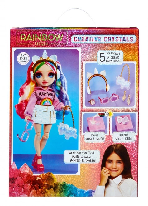 Poupée cristaux créatifs Rainbow High - Amaya Raine