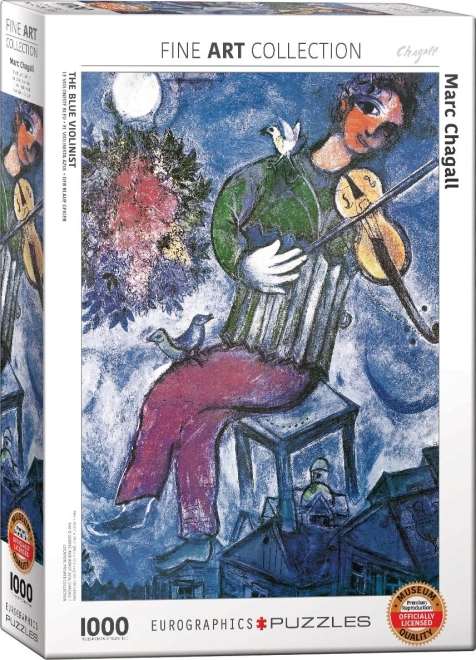 Puzzle Violoniste bleu 1000 pièces de Eurographics