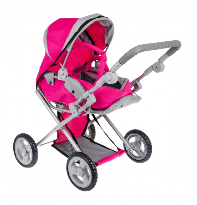 Poussette rose 2 en 1