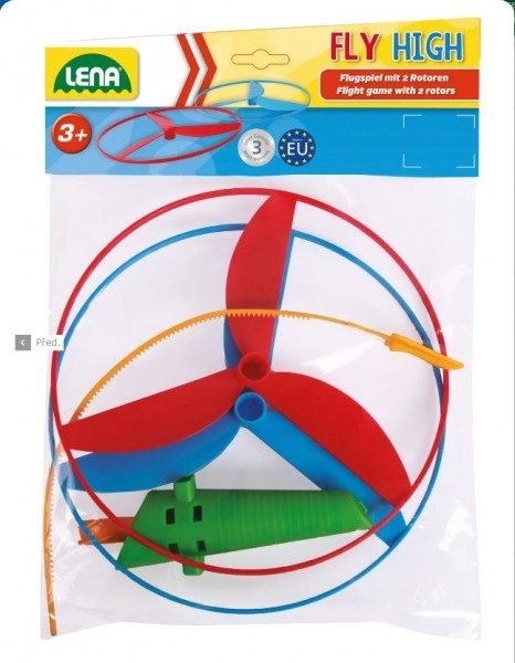 Hélices propulsées 20cm+démarreur plastique en sachet 3+