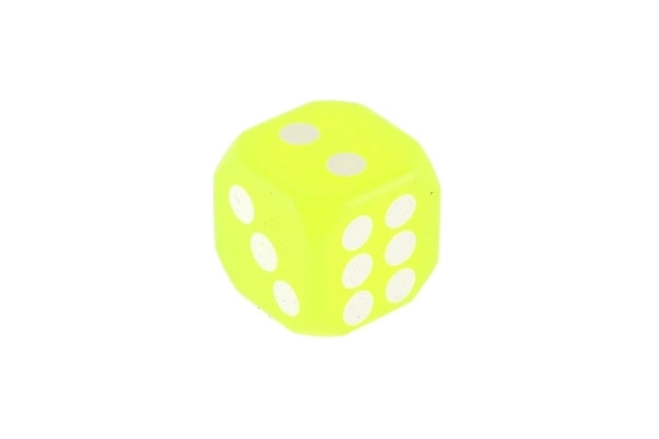 Dé lumineux en silicone néon