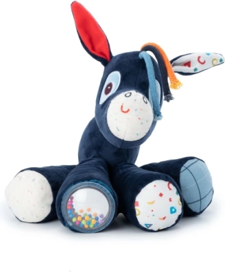 Lilliputiens jouet en peluche sonore – ânon IGNACE