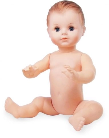 Petitcollin Poupée de Bain 50 cm (yeux marron)