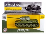 modèle de char T‑34 Rudy 102 à l’échelle 1:43