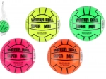 Mini balle d’eau 14 cm en filet – 4 couleurs fluo