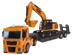 Véhicules de construction rotatifs + camion + pelleteuse + perceuse/tournevis - 185 pièces