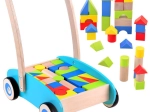 Trotteur en bois avec blocs pour enfants