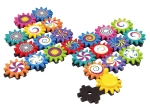 Kit d’engrenages PLAYGO – jeu de construction interactif pour enfants
