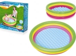 Bestway piscine gonflable pour enfants avec fond souple, 3 anneaux (102 × 25 cm)