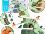 Montagnes russes dinosaures avec lumières et sons – set interactif à assembler