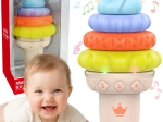 Cornet de glace musical WOOPIE – puzzle sensoriel avec sons et lumières (5 pièces)