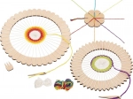 Goki kit de tricot avec cadres ronds et fleur à tricoter