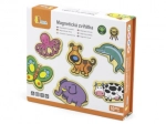 Aimants en bois pour enfants Animaux - ensemble de 20 pcs