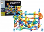 Piste à billes magnétique lumineuse 110 pièces