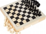 Set d’échecs compact en bois 3-en-1 small foot