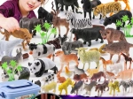Ensemble de figurines d'animaux XXL 58 pcs de Woopie
