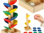 Arbre à billes en bois MONTESSORI