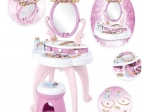 Smoby Disney Princess coiffeuse 2 en 1 avec miroir pivotant et tabouret
