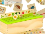 Trieur éducatif en bois – associe images et formes