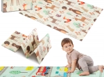 Humbi tapis en mousse XPE pliant réversible 120 × 180 forêt et ruelles