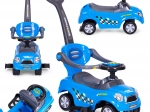 Trois-en-un pour enfants avec volant et sons - bleu
