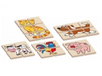 Puzzle animaux en bois